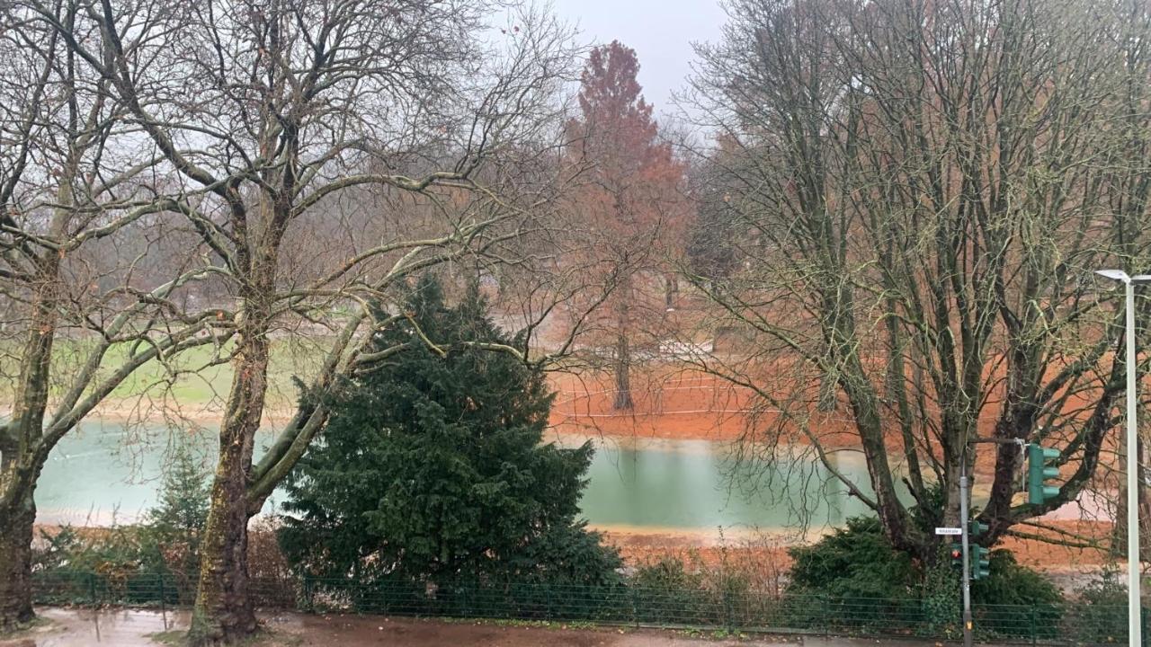 Moebliertes Wohnung Am Geroweiher Moenchengladbach Dış mekan fotoğraf